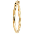 9 Carat (375) Yellow Gold Ladies' Hinged Bangle — 8.5g