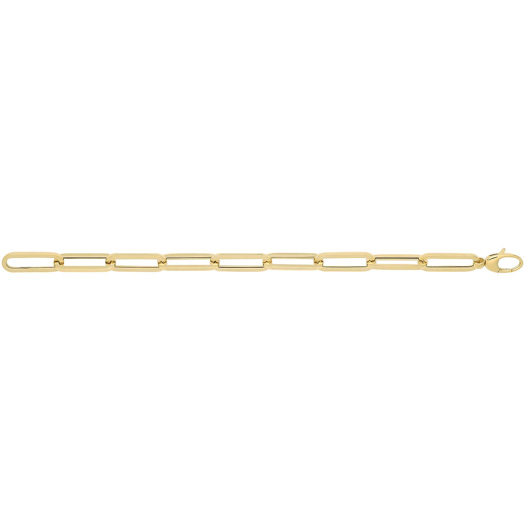 9 Carat (375) Yellow Gold Unisex Hollow Bracelet — 8.4g