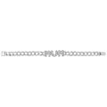 925 Sterling Silver Ladies' Mum Bracelet — 15.0g