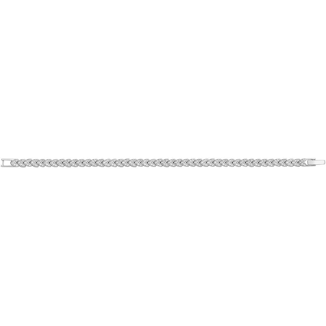 925 Sterling Silver Unisex Tennis Bracelet — 8.4g