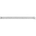 925 Sterling Silver Ladies' Watch Link Bracelet — 15.4g
