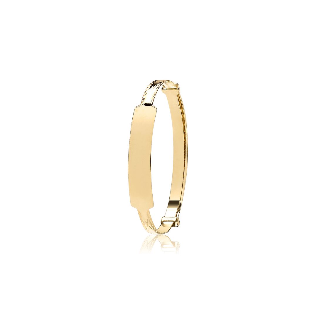 9 Carat (375) Yellow Gold Babies' Expanding 2.8mm ID Bangle — 1.9g