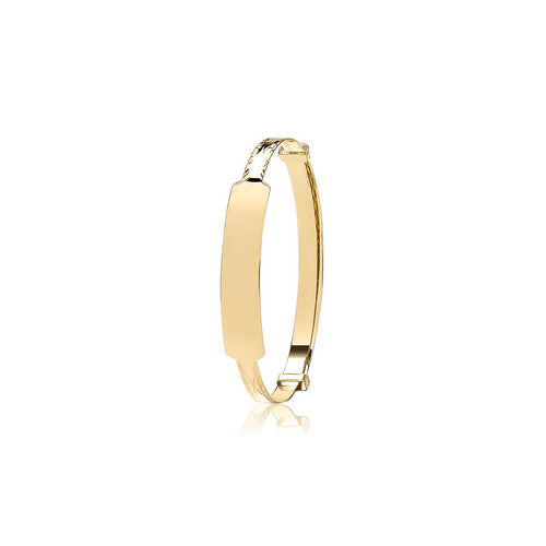 9 Carat (375) Yellow Gold Babies' Expanding 2.8mm ID Bangle — 1.9g