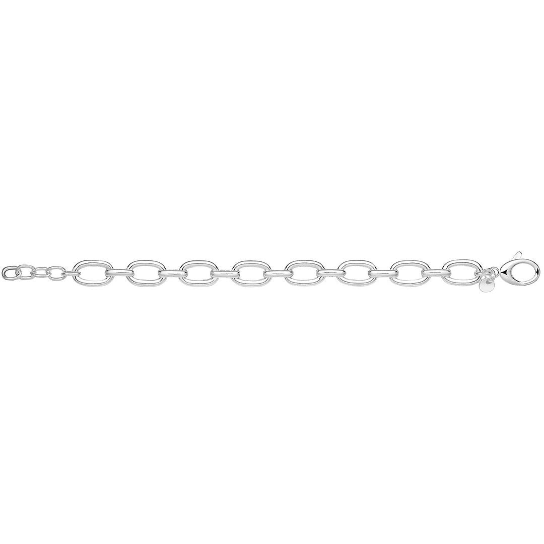 925 Sterling Silver Unisex Paperclip Bracelet — 16.9g
