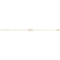 9 Carat (375) Yellow Gold Ladies' 7.25 Inches Infinity Bracelet — 0.8g