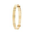 9 Carat (375) Yellow Gold Babies' Diamond Cut Expandable 4mm Bangle — 2.6g