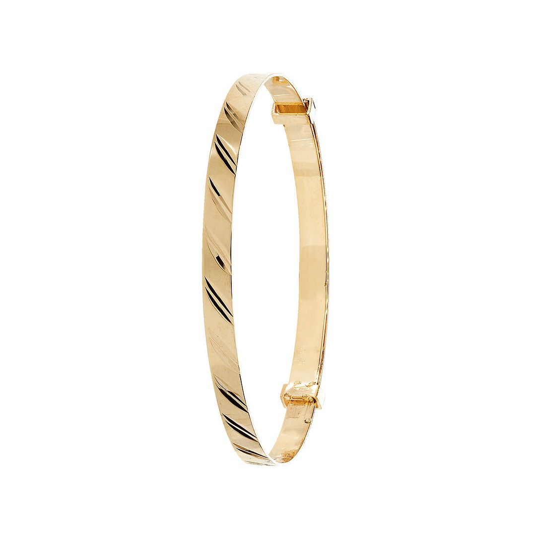 9 Carat (375) Yellow Gold Babies' Expandable 3mm Bangle — 2.0g