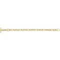 9 Carat (375) Yellow Gold Unisex Hollow Bracelet — 9.1g
