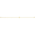 925 Sterling Silver Ladies' Plated Star Bracelet — 1.7g