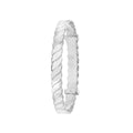 925 Sterling Silver Babies' Round Twisted Expandable Bangle — 5.2g