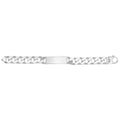 925 Sterling Silver Men's Curb ID Bracelet — 81.9g