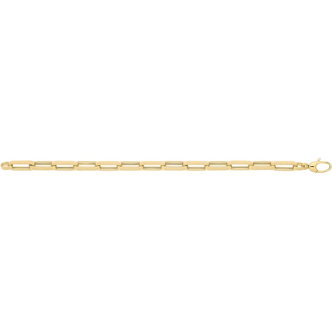 9 Carat (375) Yellow Gold Unisex Hollow Bracelet — 6.8g