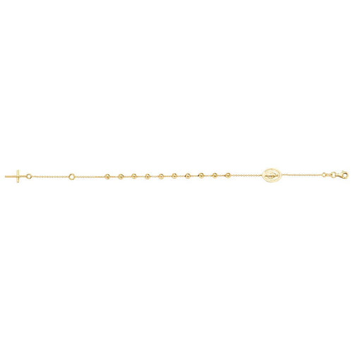 9 Carat (375) Yellow Gold Ladies' 7.5 Inches Rosary Bracelet — 3.1g