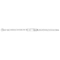 925 Sterling Silver Babies' Figaro Set ID Bracelet — 5.4g