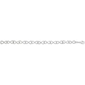 925 Sterling Silver Ladies' Infinity Link Bracelet — 5.5g