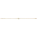 9 Carat (375) Yellow Gold Ladies' 7.25 Inches Star Bracelet — 0.6g