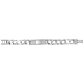 925 Sterling Silver Men's Cast ID Bracelet — 37.9g