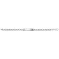 925 Sterling Silver Babies' Double Curb ID Bracelet — 4.8g
