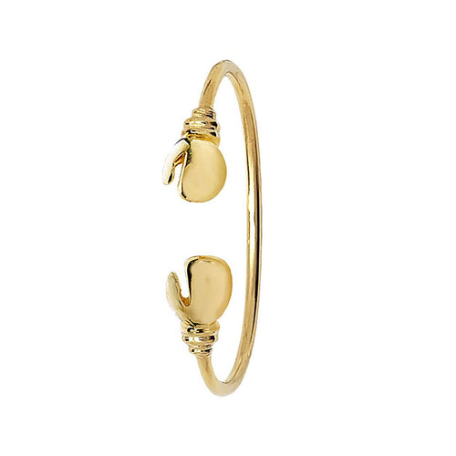 9 Carat (375) Yellow Gold Babies' Boxing Glove Bangle — 6.0g