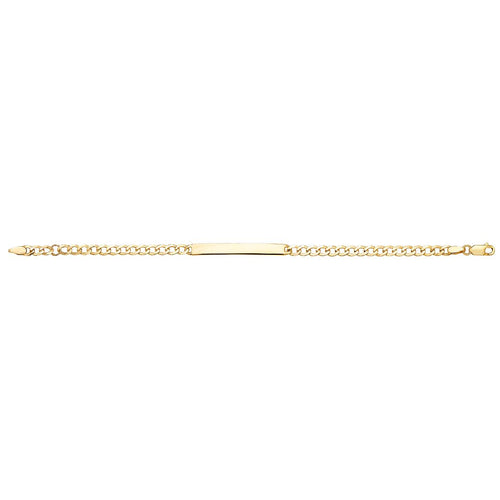9 Carat (375) Yellow Gold Babies' 6 Inches ID Bracelet — 2.5g