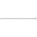 925 Sterling Silver Unisex Clusters Tennis Bracelet — 12.5g