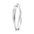 925 Sterling Silver Unisex Russian Bangle — 23.3g