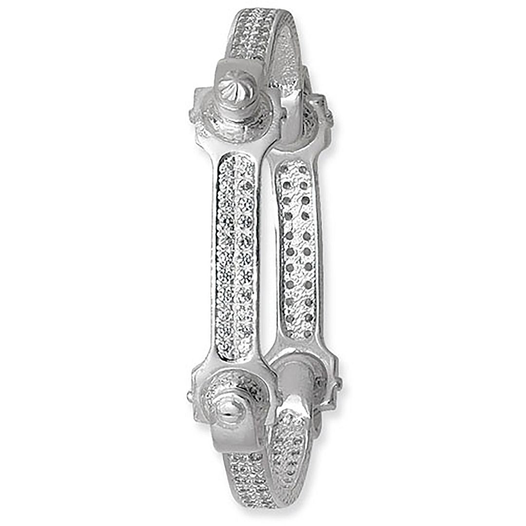 925 Sterling Silver Men's Spanner Bangle — 42.0g