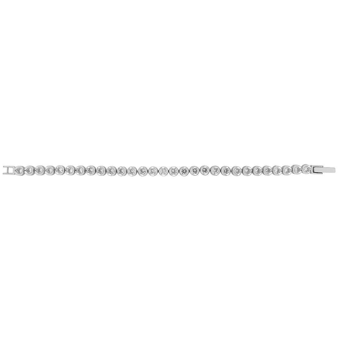 925 Sterling Silver Ladies' Bracelet — 16.0g