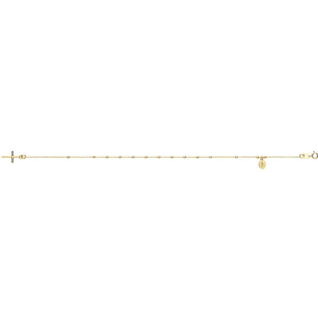9 Carat (375) Yellow Gold Ladies' 7.5 Inches Rosary Bracelet — 1.0g