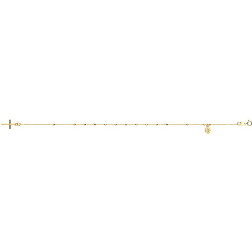 9 Carat (375) Yellow Gold Ladies' 7.5 Inches Rosary Bracelet — 1.0g