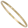 9ct Yellow Gold 3mm Diamond Cut D