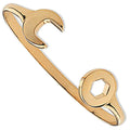 9ct Yellow Gold Baby Spanner Bangle