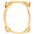 9ct Yellow Gold Solid 4 Piece Bone Baby Bangle