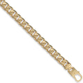 9ct Yellow Gold 12mm Tight Link Curb Bracelet
