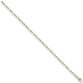 9ct White & Yellow Gold Fancy Bracelet