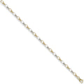 9ct White & Yellow Gold Fancy Bracelet