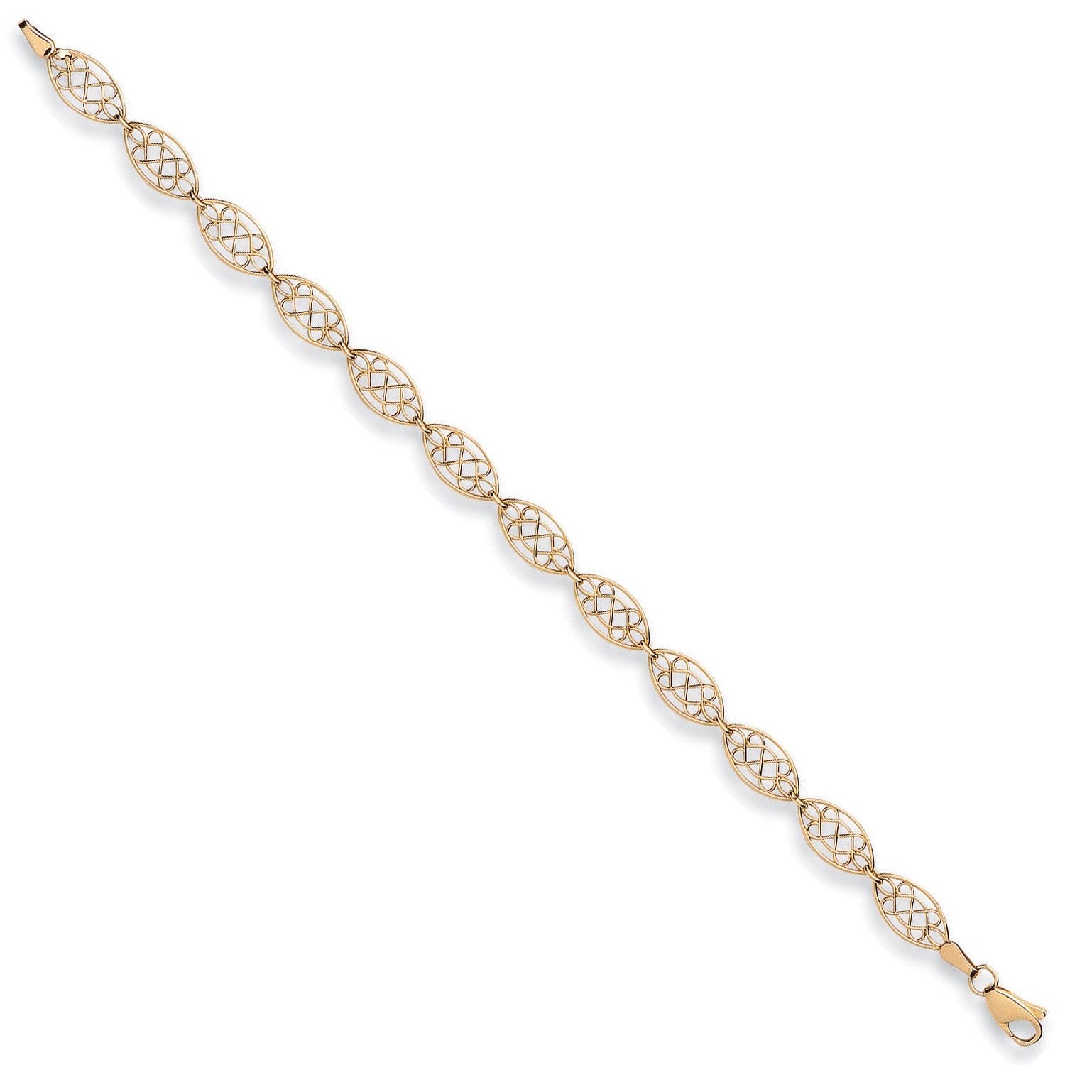 9ct Yellow Gold Celtic Style Bracelet