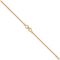 9ct Yellow Gold T Double Hook Ladies Bracelet