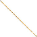 9ct Yellow Gold Belcher Box Ladies Bracelet