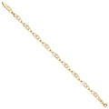9ct Yellow Gold Cubic Zirconia Entwined Links Bracelet