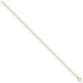 9ct Yellow Gold 1.3mm Figaro Chain