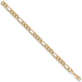 9ct Yellow Gold 7mm Figaro Chain