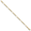 9ct Yellow Gold 4.4mm Economy Figaro Chain