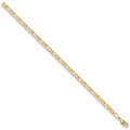 9ct Yellow Gold 3.7mm Flat Anchor Chain