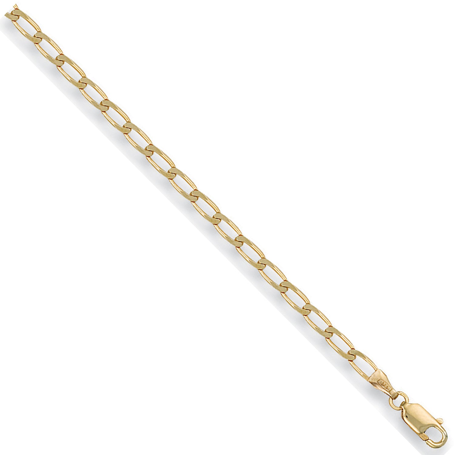 9ct Yellow Gold 2.6mm Rada Chain