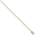 9ct Yellow Gold 0.9mm Round Snake Chain