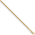 9ct Yellow Gold 2.4mm Spiga Chain