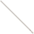 9ct White Gold 4.7mm Curb Chain