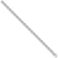 9ct White Gold 5.7mm Flat Byzantine Chain