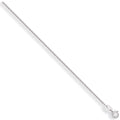9ct White Gold 1.2mm Singapore Chain